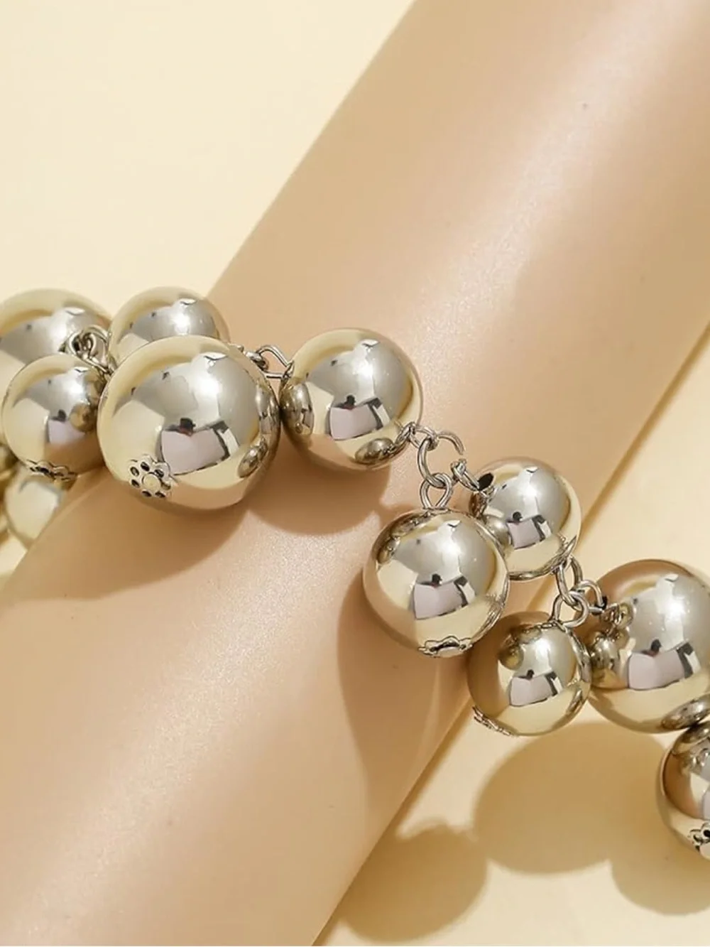 Anthropologie shiny silver